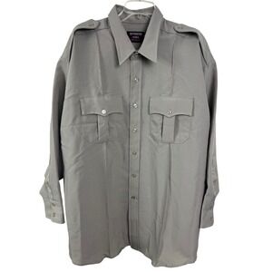 Vintage 70s Southeastern Shirt Corp Code 9 Military Utility 19.5 x 34 USA A70